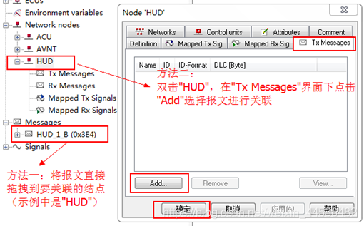 图6.2.1  报文与发送节点的关联