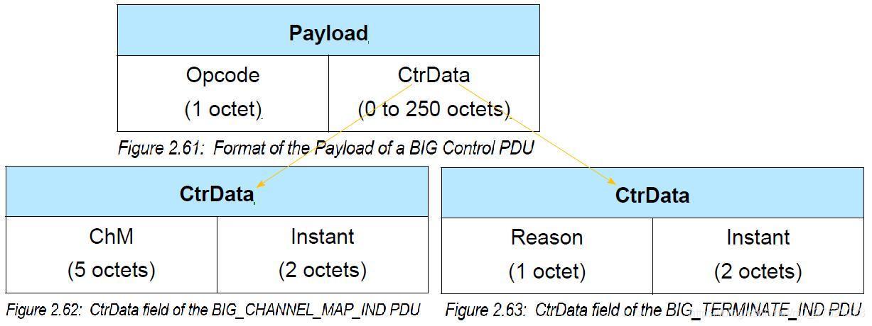 Format of the Payload of a BIG Control PDU