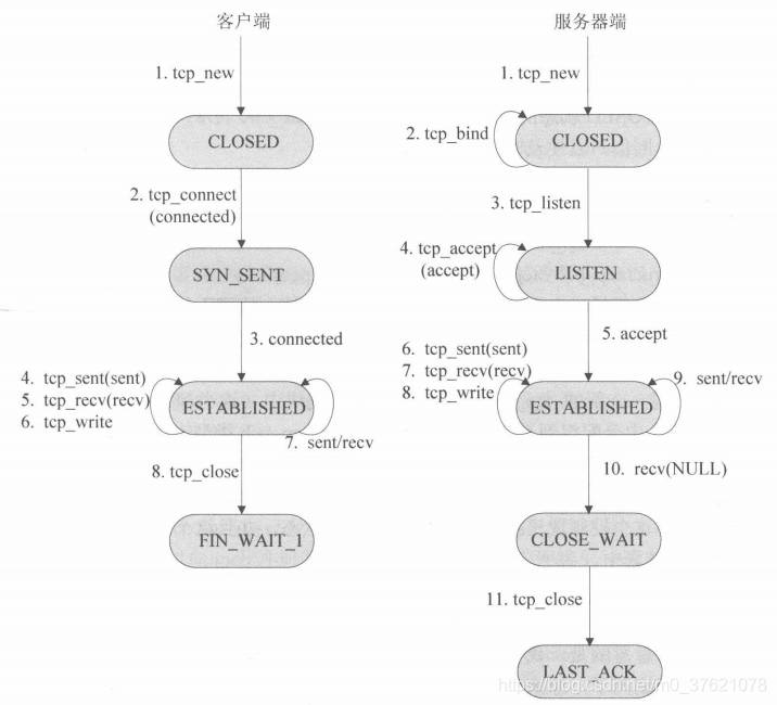 TCP Raw API编写流程