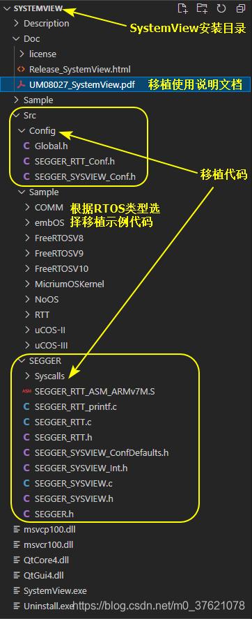 SystemView 移植代码