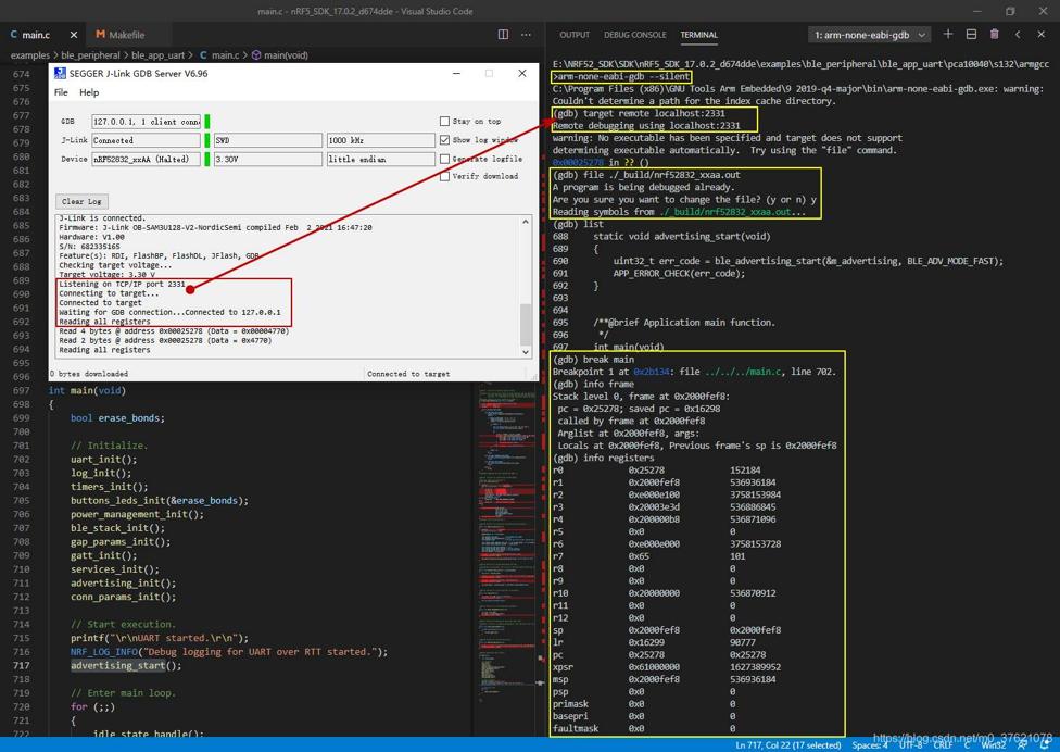 GDB target remote图示