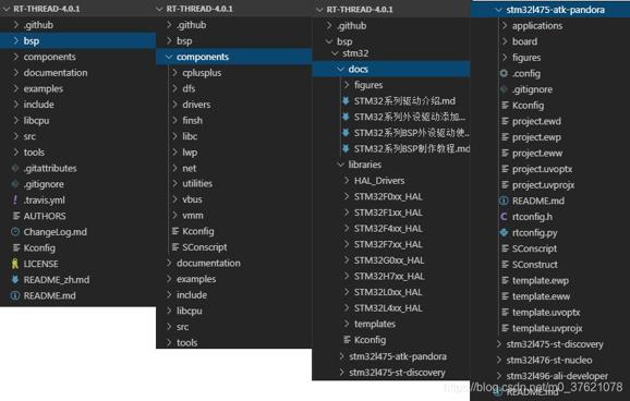 RT-Thread目录结构
