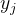 gif.latex?y_j