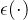 \epsilon(\cdot)