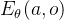 E_{\theta}(a, o)