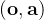 (\mathbf{o}, \mathbf{a})