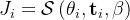 J_{i}=\mathcal{S}\left(\theta_{i}, \mathbf{t}_{i}, \beta\right)