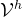 \mathcal{V}^{h}