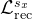 \mathcal{L}_{\mathrm{rec}}^{s_{x}}