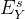 E_{Y}^{s}