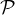 \mathcal{P}