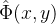 \hat{\Phi}(x, y)