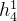 h_{4}^{1}