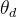 \theta_{d}