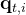 \mathbf{q}_{t, i}