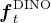 \boldsymbol{f}_{t}^{\text {DINO }}
