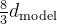 \frac{8}{3} d_{\text {model }}