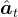 \hat{\boldsymbol{a}}_{t}