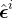 \hat{\boldsymbol{\epsilon}}^{i}