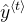 $\hat{y}^{\langle t \rangle}$