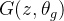 G(z, \theta _g)