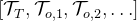 \left[\mathcal{T}_{T}, \mathcal{T}_{o, 1}, \mathcal{T}_{o, 2}, \ldots\right]