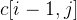 gif.latex?c%5Bi-1%2Cj%5D